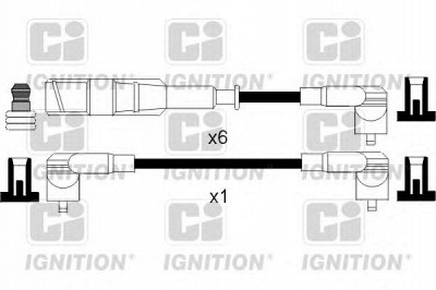QUINTON HAZELL xc838 -  Комплект проводов зажигания